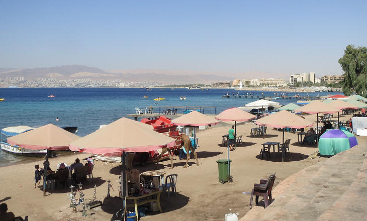 Town beach of Aqaba