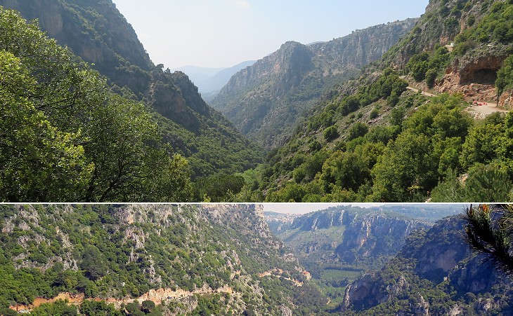 The valley from the Monastery of Saint Anthony of Qozhaya