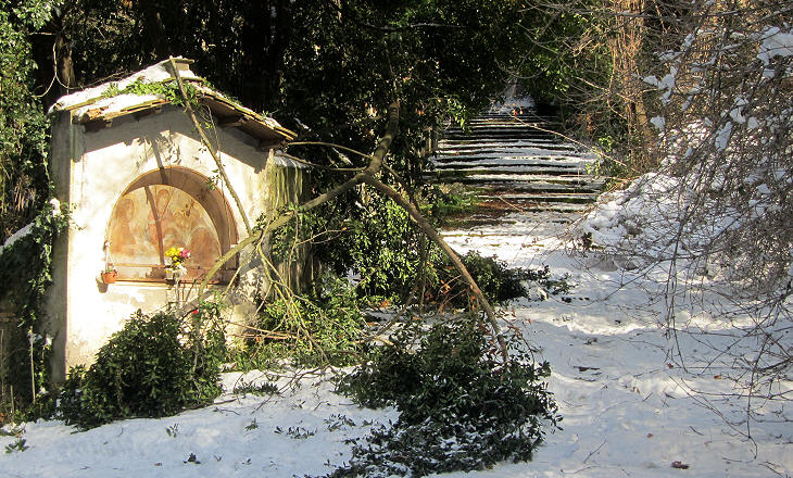 Ramp leading to Chiesa dei Cappuccini