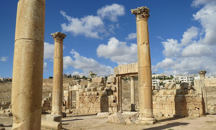 Three adjoining churches