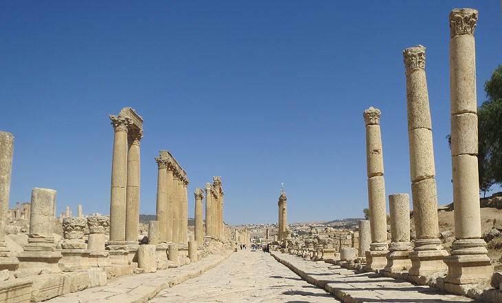 Cardo Maximus - southern section - e in the plan