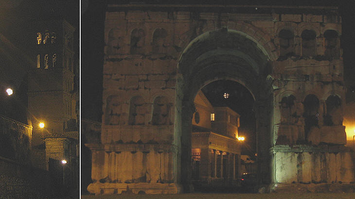 S. Giorgio al Velabro and Arco di Giano