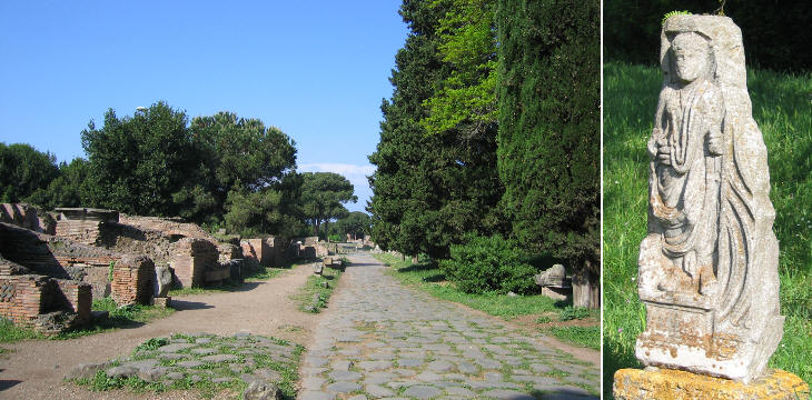 Tombs outside the main gate