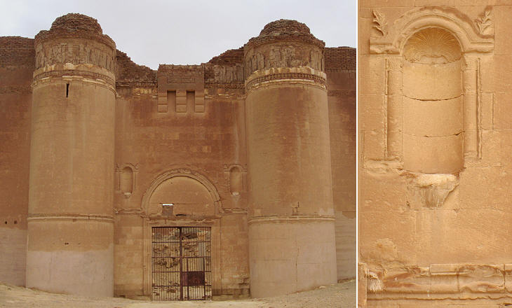 Gate of the khan facing the palace