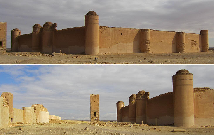 minaret between the palace and the khan