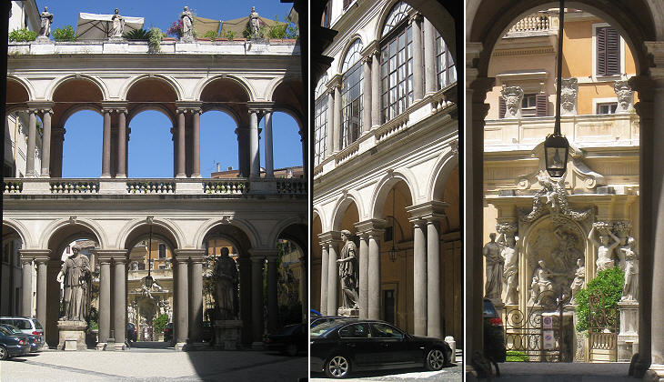 Views of the central courtyard