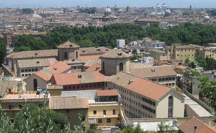 View from Villa Lante