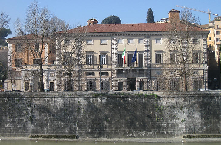 View from the opposite side of the river