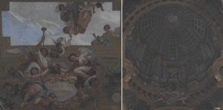 Jesuitenkirche - ceiling and fake dome