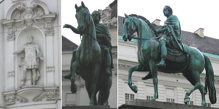 Inscription celebrating the Emperor Charles VI