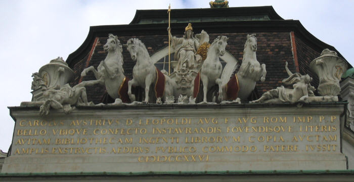 Inscription celebrating the Emperor Charles VI