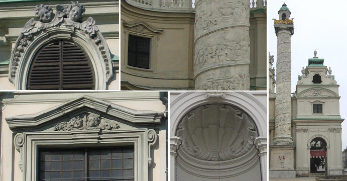 Karlskirche: details