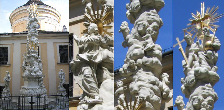 Pestsaule behind St. Ulrichs