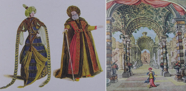 Costumes and scenery by Ludovico Burnacini