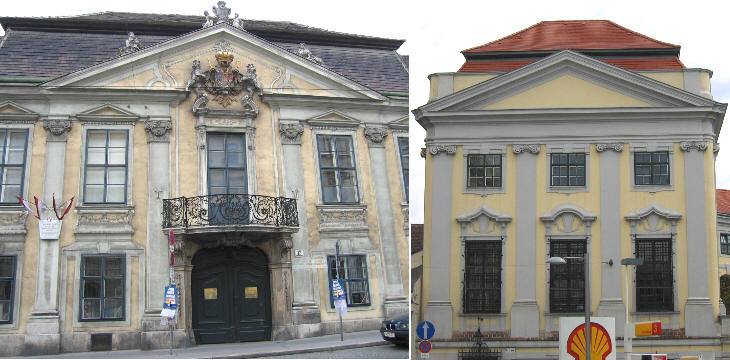 Details of Schhwarzenberg Palace and Schonborn Palace