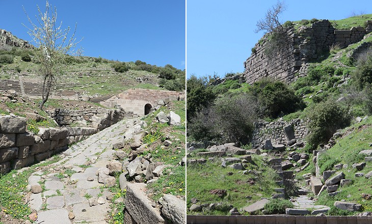 South-north streets to the theatre