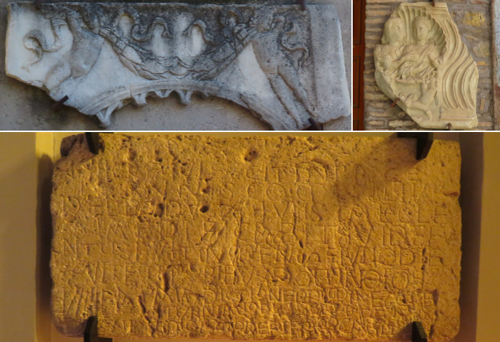 Inscription and fragments