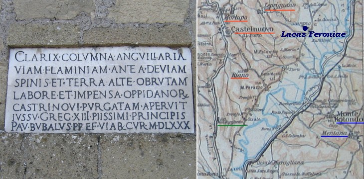 Inscription at a staging post