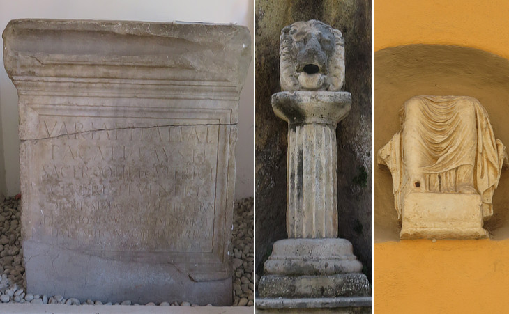 Roman inscription in the Town Hall
