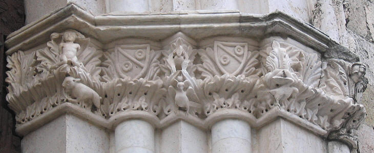 S. Francesco: decoration of the portal