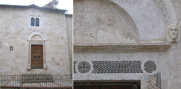S. Giovanni Battista and details of its decoration