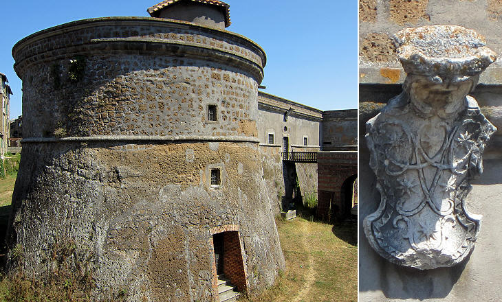 One of the main towers of the fortress