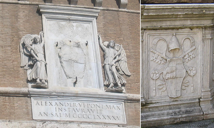 Coats of arms of Pope Alexander VI