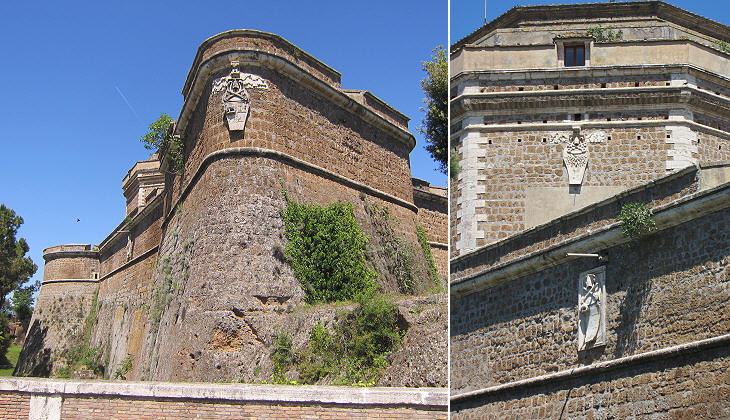 A bastion and the keep