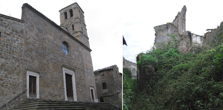 S. Giuliano and ruins of the old town