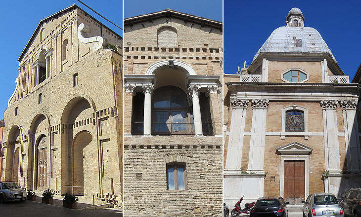 (left/centre) S. Giovanni Battista; (right) S. Ubaldo