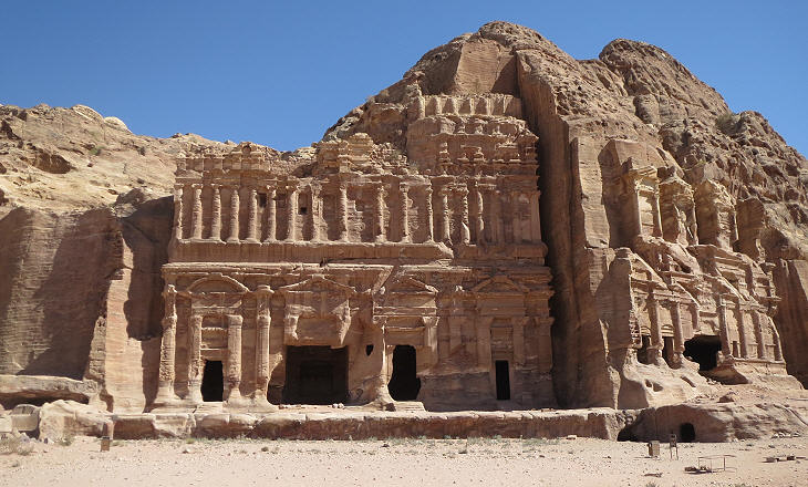 Royal Tombs: (left) Palace Tomb; (right) Corinthian Tomb