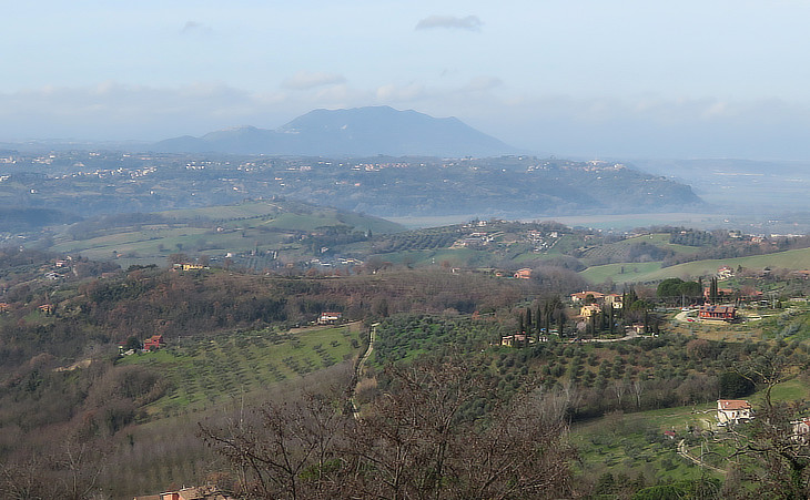 View from Montopoli in Sabina