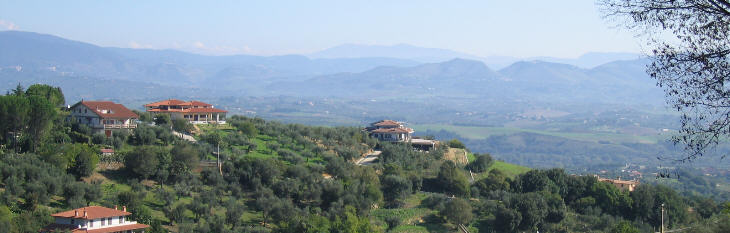 The Tiber valley