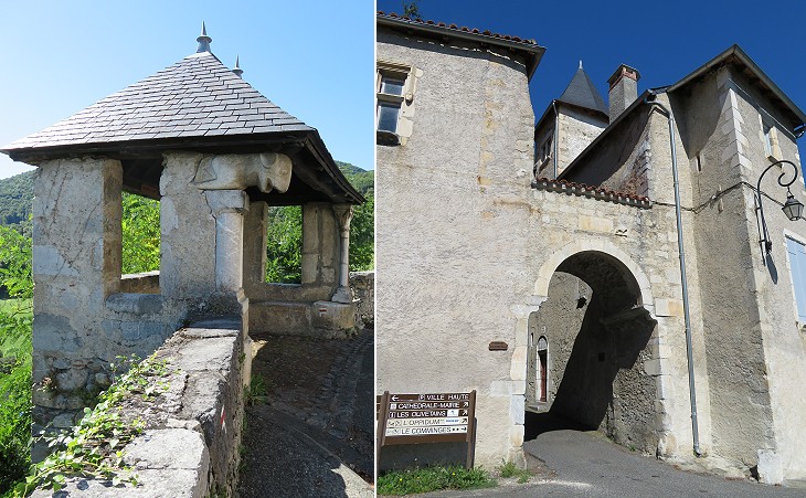 Saint-Bertrand-de-Comminges:  bastion; Porte Cabirole