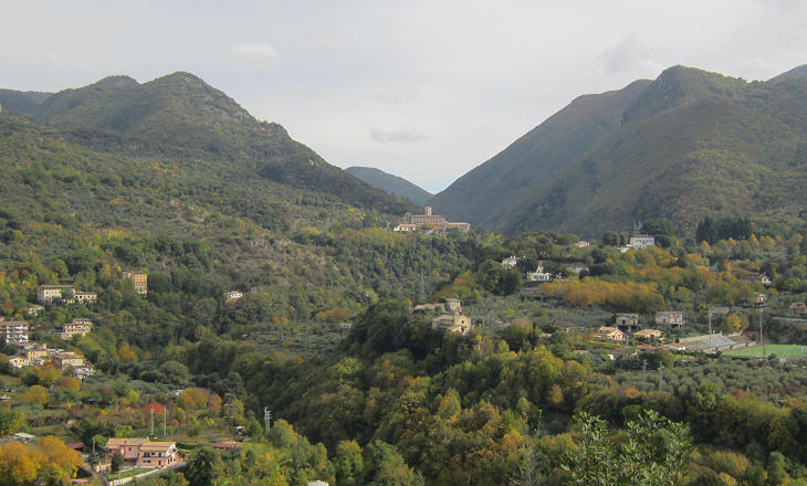 S. Scolastica seen from Subiaco