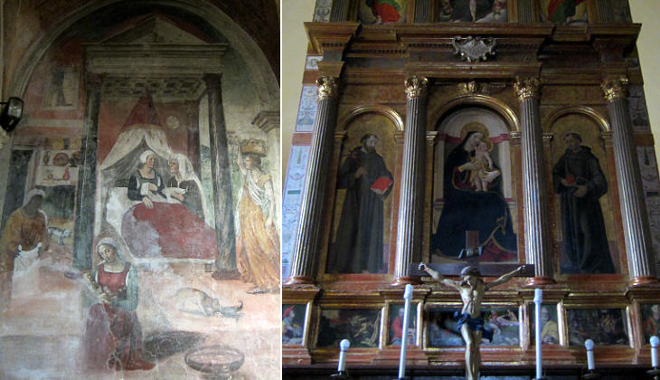 Fresco attributed to il Sodoma