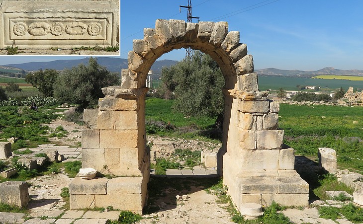 Market housing development triumphal arch/monumental gate