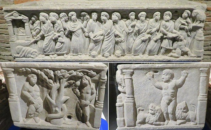Musée Saint-Raymond Christian sarcophagi
