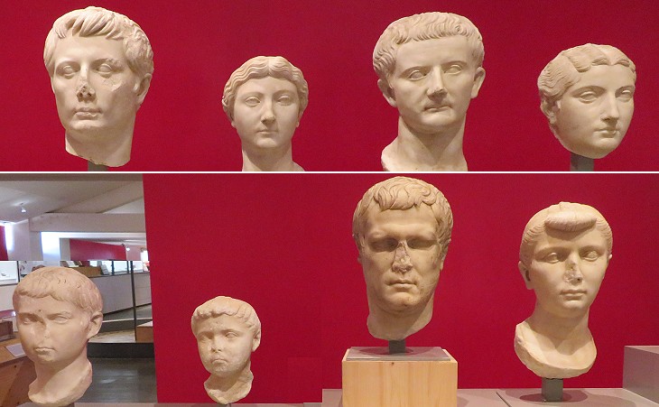 Musée Saint-Raymond portraits of the Augustan family from Béziers
