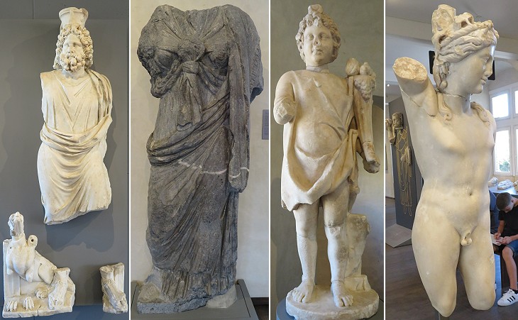 Musée Saint-Raymond Serapis Pluto Isis Harpocrates Dionysus/Bacchus from the Roman villa of Chiragan