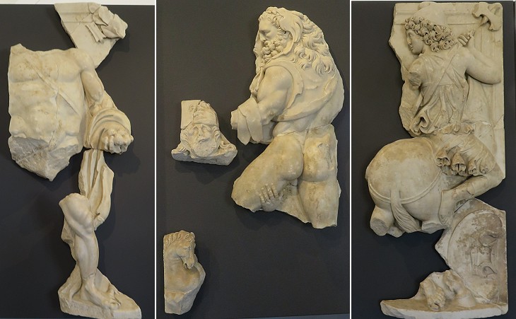 Musée Saint-Raymond panels with the Labours of Hercules from Chiragan