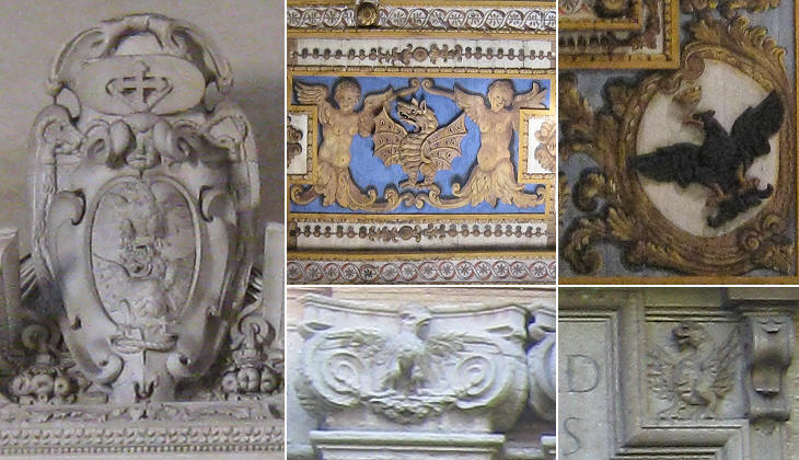Coats of arms and heraldic symbols of the Borghese