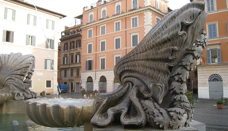 Detail of the fountain