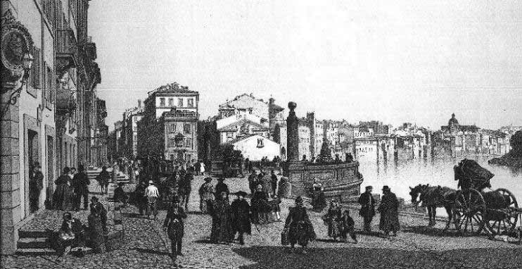 Lithograph by Philippe Benoist